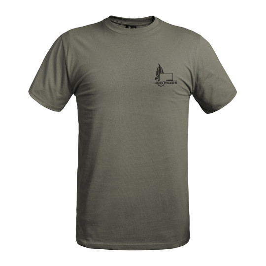 T shirt Strong Légion étrangère vert olive