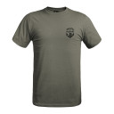 T-shirt STRONG Troupes de Marine vert olive