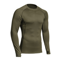 Maillot Thermo Performer  10°C >  20°C vert olive