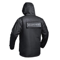 Parka Hardshell SÉCU ONE WF 150 flap Sécurité Privée noir