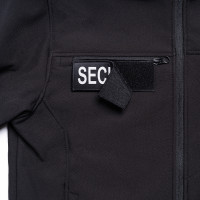 DISPO EN PRÉ COMMANDE   Parka Hardshell SÉCU ONE WF 150 HV TAPE Sécurité Privée noir