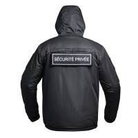 DISPO EN PRÉ COMMANDE   Blouson Hardshell SÉCU ONE WF 150 flap Sécurité Privée noir