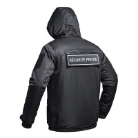 DISPO EN PRÉ COMMANDE Blouson Hardshell SÉCU ONE WF 150 flap Sécurité Privée noir