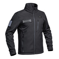 DISPO EN PRÉ COMMANDE Veste Softshell SÉCU ONE flap Sécurité Privée noir