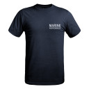 T-shirt STRONG text Marine Nationale navy blue