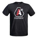 T-shirt SIGNATURE black logo white/red Army, Law enforcement, Outdoor / Buschcraft, Private Security, Sport Shooting