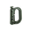 M.O.L.L.E system snap D-Ring hook olive green Army, Outdoor / Buschcraft