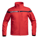Softshell jacket SECU-ONE Sécurité Incendie red