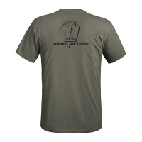 T shirt Strong Armée de Terre vert olive