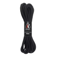Paire de lacets polyester 1m90 noir A10 Equipment