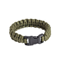Bracelet de survie paracorde vert olive A10 Equipment Army, Outdoor / Buschcraft