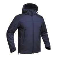 Veste V2 Softshell Fighter bleu marine