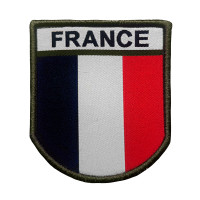 Ecusson France haute visibilité brodé sur tissu A10 Equipment Army