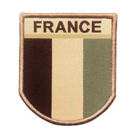 Ecusson France désert brodé sur tissu A10 Equipment Army