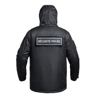 Hardshell Parka SECU ONE WF 150 flap Sécurité Privée black