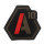 Patch SIGNATURE logo A10 embroidered olive green/red