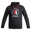 Hoodie SIGNATURE black logo white/red Army, Law enforcement, Outdoor / Buschcraft, Private Security, Sport Shooting