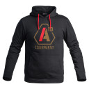 Hoodie SIGNATURE black logo tan/red Army, Law enforcement, Outdoor / Buschcraft, Private Security, Sport Shooting