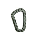 Asymmetrical snap hook olive green Army, Outdoor / Buschcraft