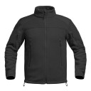 Polar Fleece jacket FIGHTER black Army, Law enforcement, Outdoor / Buschcraft