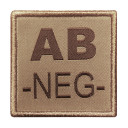 Blood patch AB- embroidered tan