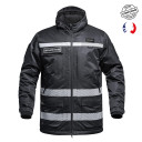 Hardshell Parka SECU-ONE WF 150 HV-TAPE Sécurité Privée black